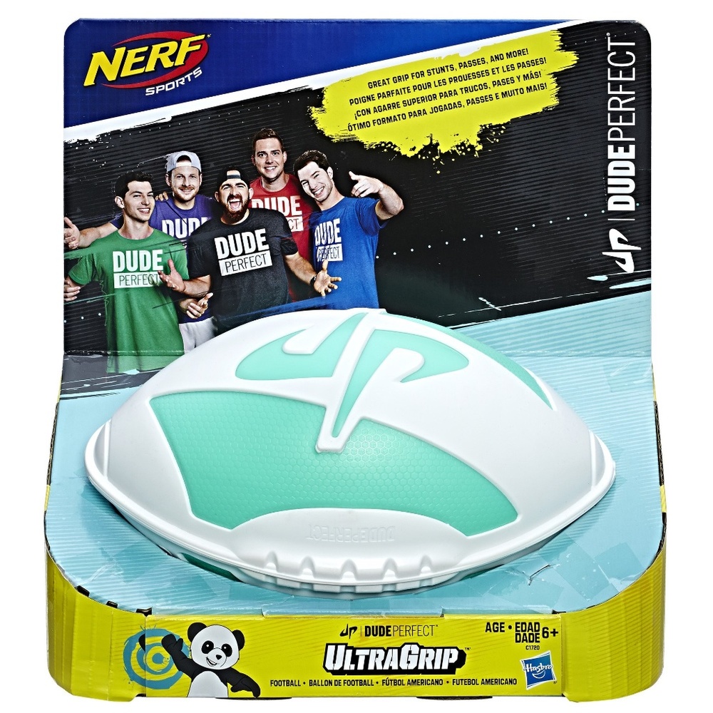 Nerf Sports Dude Perfect UltraGrip Football - Vintage!